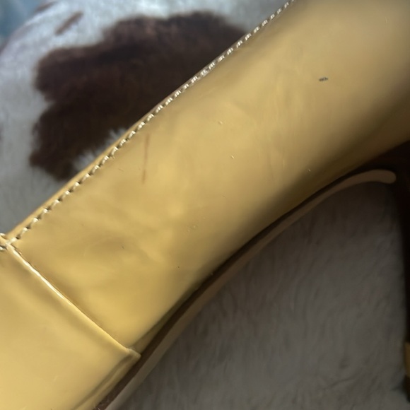 Tory Burch REA 75mm open toe pump patent calf sz 8 - Picture 13 of 15